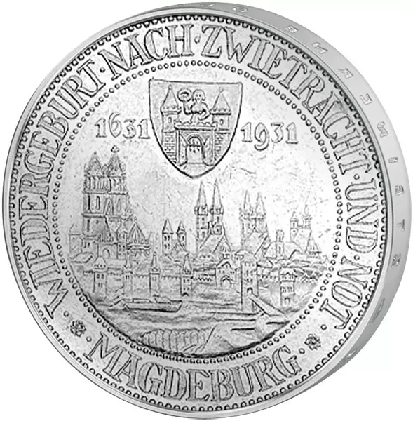 3 Mark Weimarer Republik Magdeburg 1931