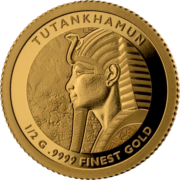 1.000 Francs Gabun Tutanchamun 2026 Gold Coin Card