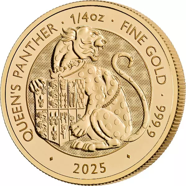 1/4 Unze Gold Großbritannien Tudor Beasts - Queens Panther 2025