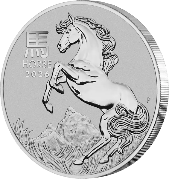 1/10 Unze Platin Australien Year of the Horse 2026