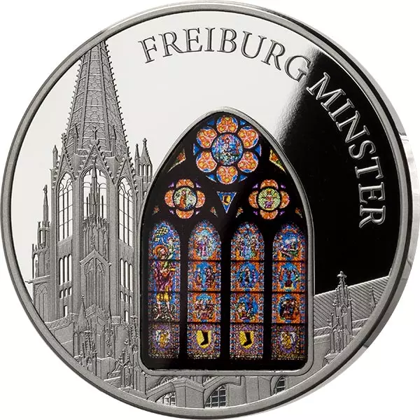 Silbermedaille Windows of Heaven Deutschland - Freiburger Münster