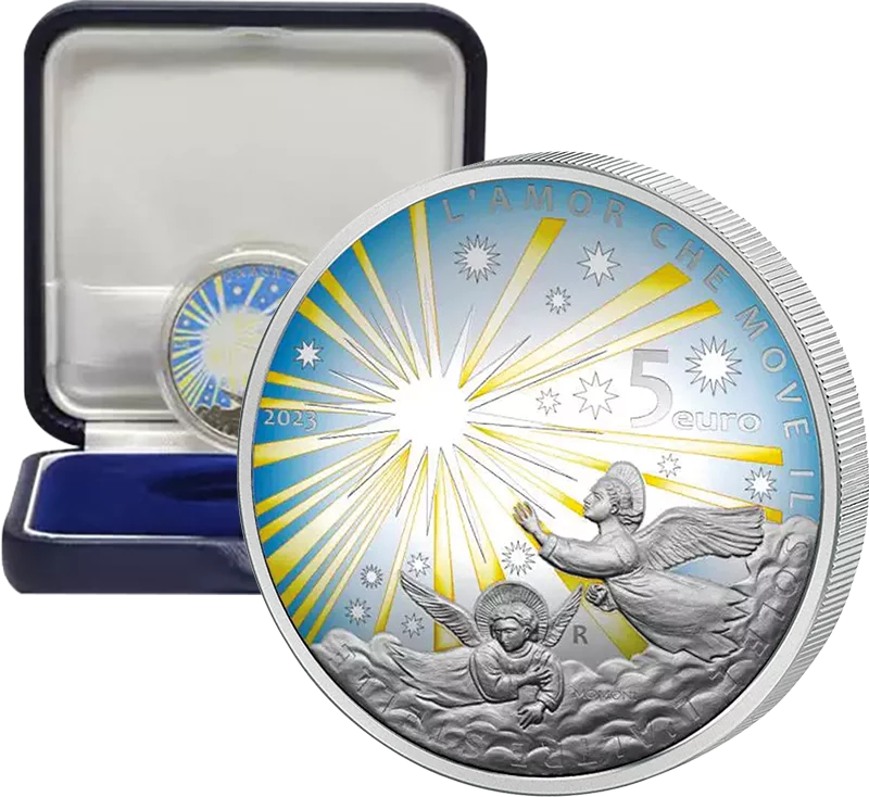 5 Euro Italien 700 Jahre Dante Alighieri 2023