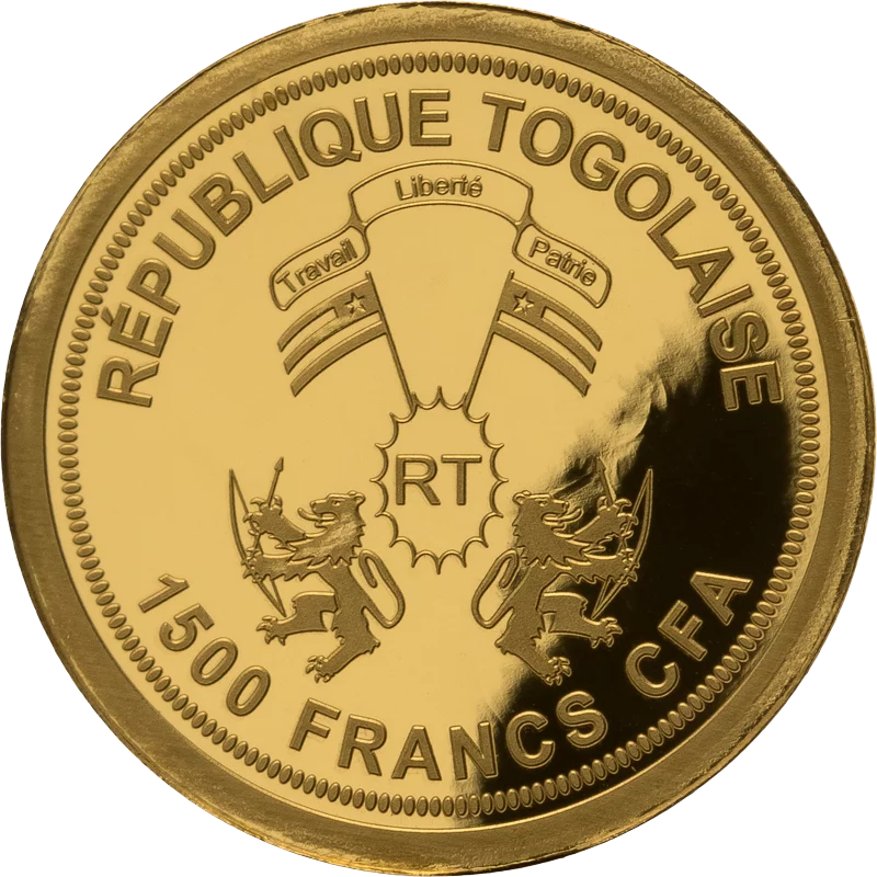 1.500 Francs Togo Golden Fellows Hamster 2025