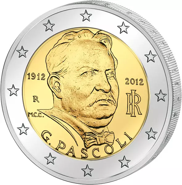 2 Euro Italien Giovanni Pascoli 2012 2 Euro Italien Giovanni Pascoli 2012