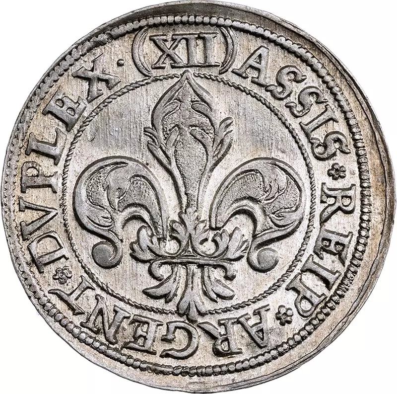 12 Kreuzer Straßburg Freie Reichsstadt 1623