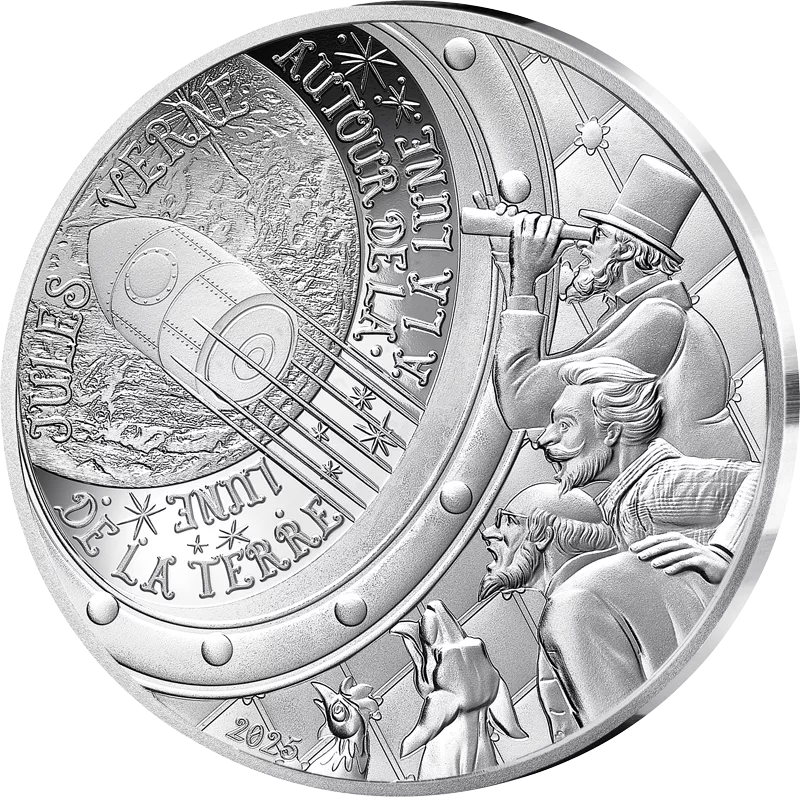 10 Euro Frankreich Von der Erde zum Mond 2025