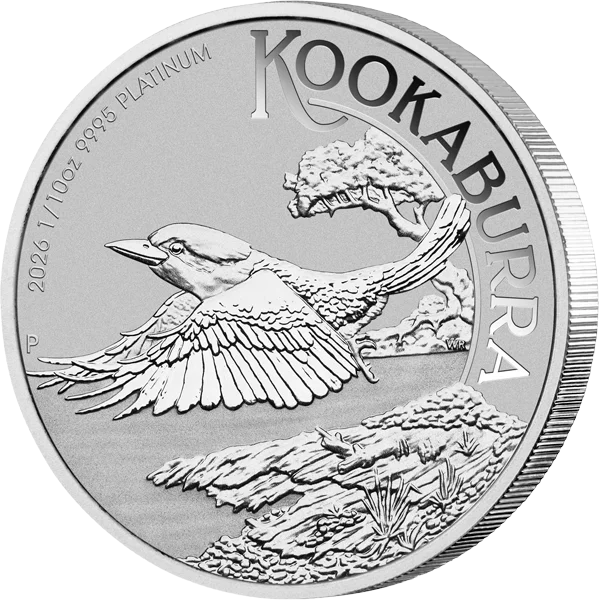 1/10 Unze Platin Australien Kookaburra 2026