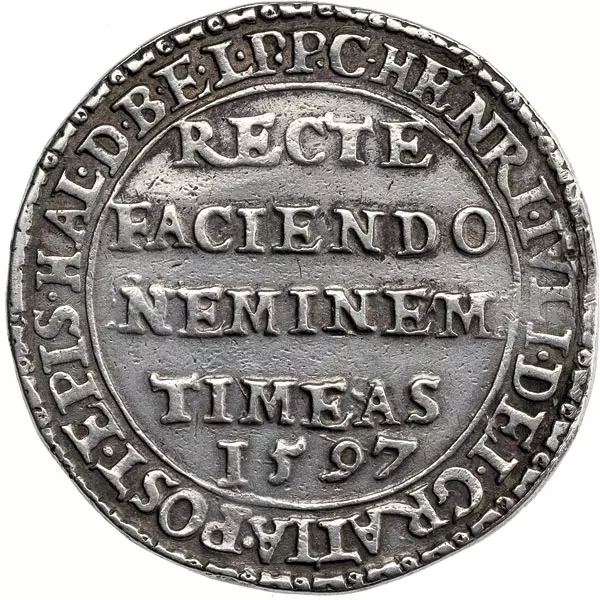 Wahrheitstaler Braunschweig-Wolfenbüttel Herzog Heinrich Julius 1597/1598