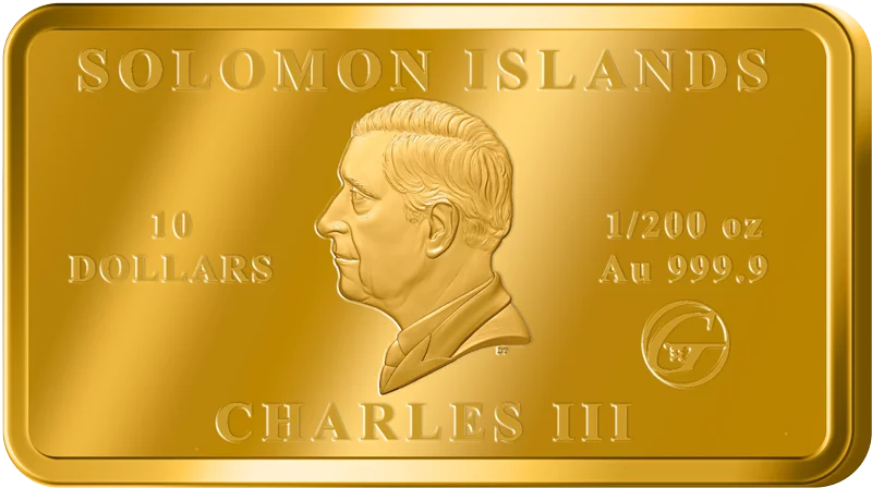 10 Dollars Salomonen Wahrzeichen der Welt Giza - Great Pyramids 2024