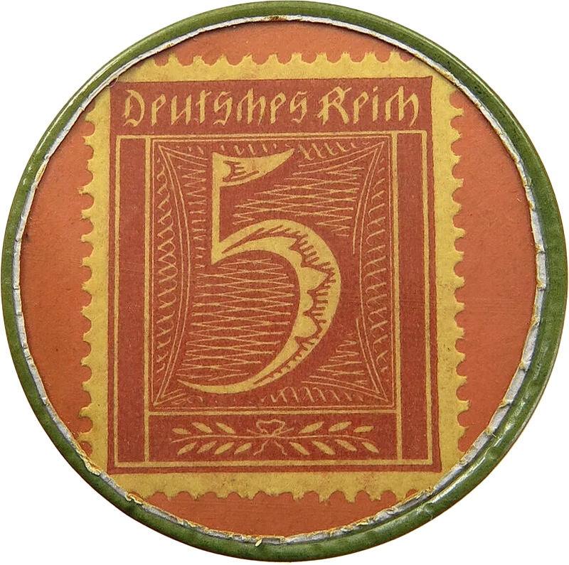 Settrup (Niedersachsen) 5 Pfennig Kornbrennerei J. H. Tebbenhoff