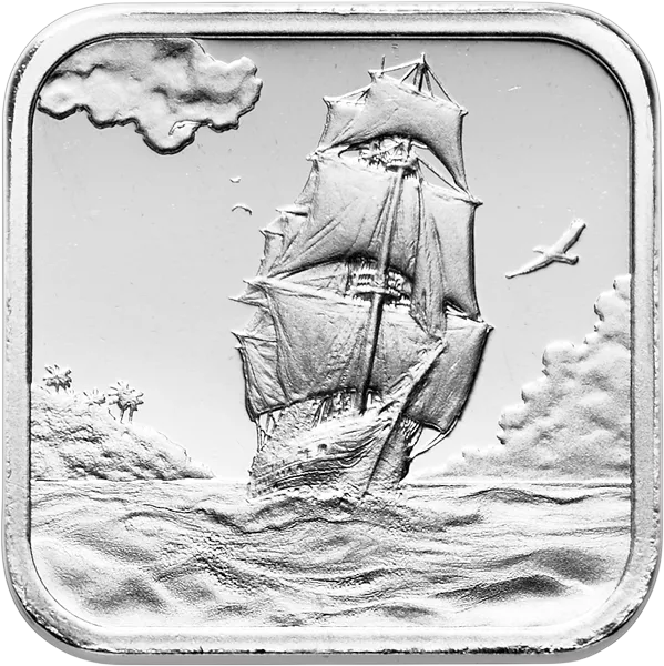 1/4 Unze Square Coin Bars Ascension Island Schiff 2026