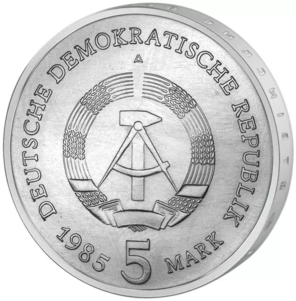 5 Mark DDR Dresdner Zwinger 1985 Stempelglanz