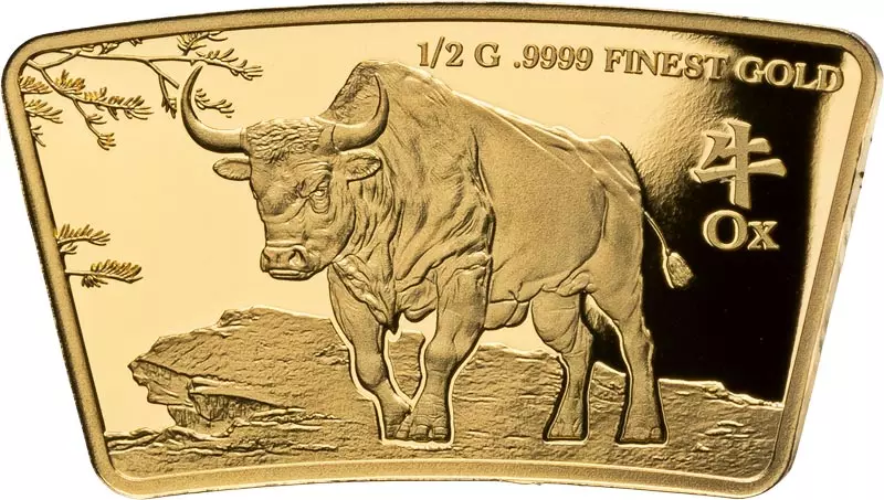 10 Dollars Salomonen Lunar Year Gold Edition - Büffel 2024