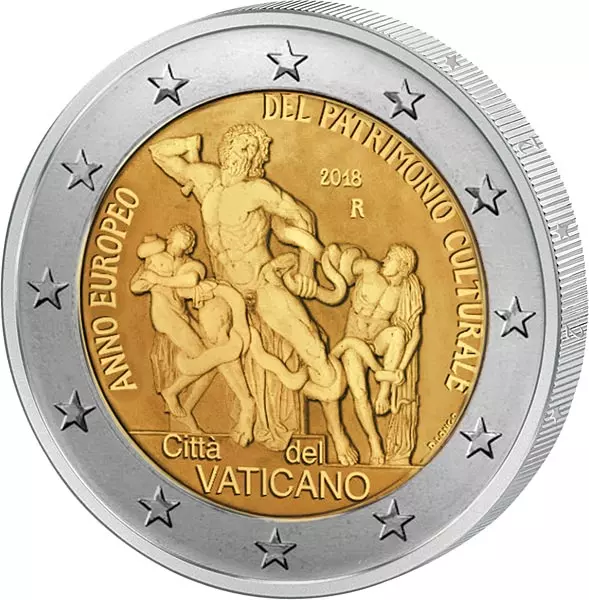 2 Euro Vatikan Jahr des Kulturerbes 2018