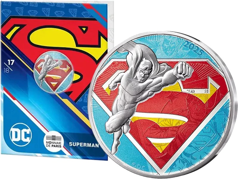 10 Euro Frankreich Superman-Logo 2025