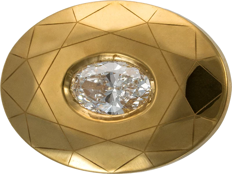 100 Francs Mali Shapes of Diamond - Oval Cut 2025