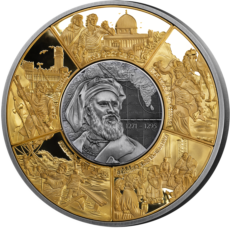 250 Francs Dschibuti Puzzle Coin - Marco Polo 2025