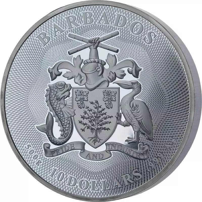 10 Dollars Barbados 95. Geburtstag Grace Kelly 2024