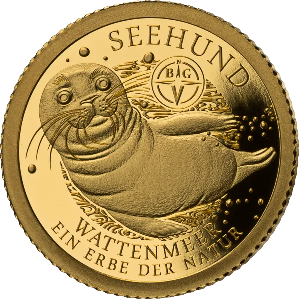 5 x 0,5 Gramm Big Five Das Wattenmeer - Ein Erbe der Natur 2024