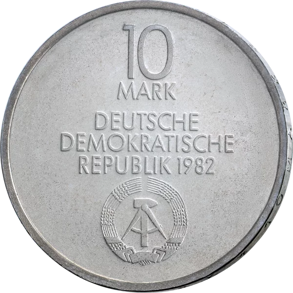 10 Mark DDR Neues Gewandhaus Leipzig 1982