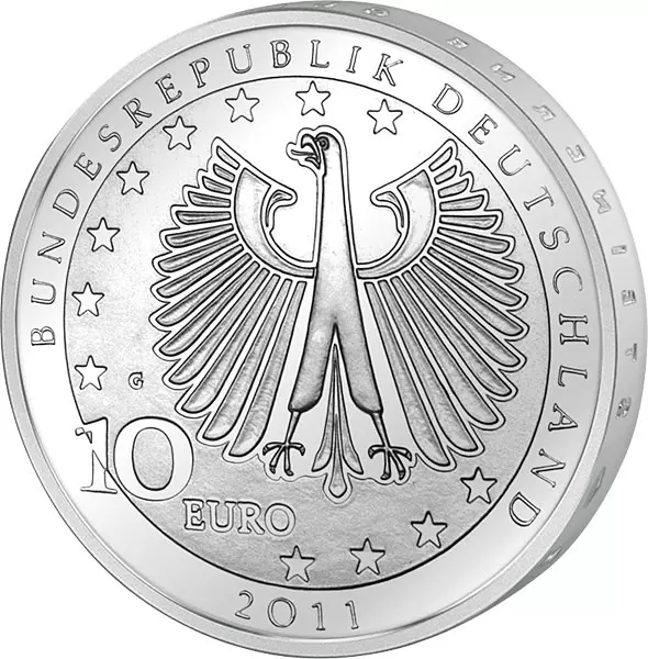 10 Euro BRD 200. Geburtstag Franz Liszt 2011 Stempelglanz