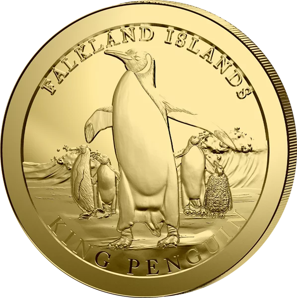 1/25 Crown Falklandinseln King Penguin 2025
