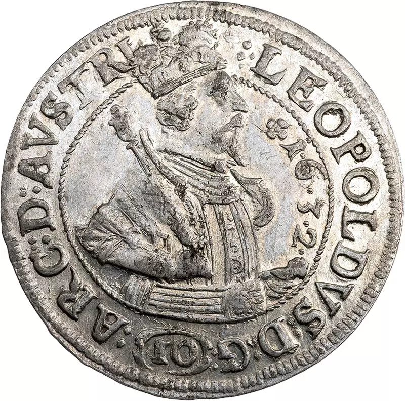 10 Kreuzer Haus Habsburg Erzherzog Leopold V. 1626-1632 10 Kreuzer Haus Habsburg Erzherzog Leopold V. 1626-1632