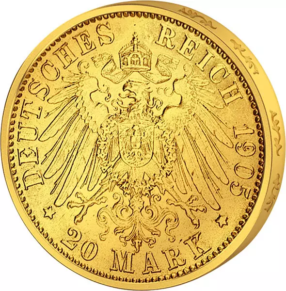 20 Mark Preußen Kaiser Wilhelm II. 1890-1913