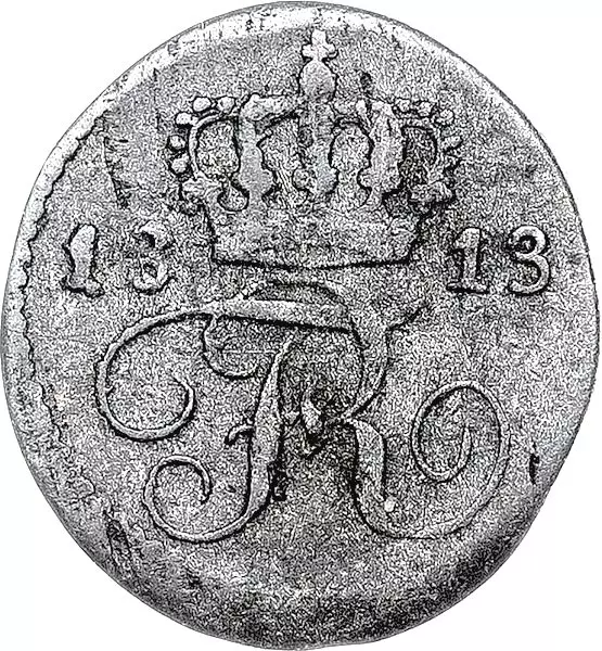 1/2 Kreuzer Württemberg König Friedrich I. 1812 - 1813 und 1816