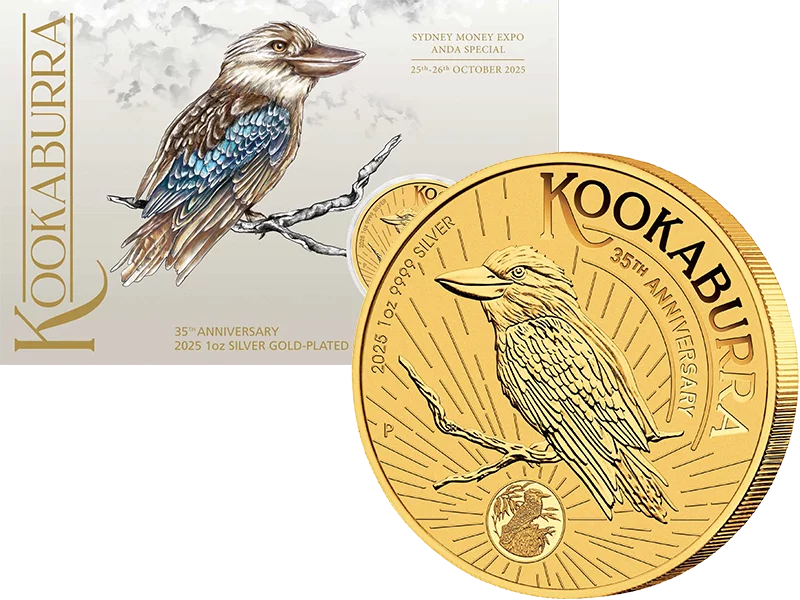 1 Dollar Australien 35th Anniversary Kookaburra 2025