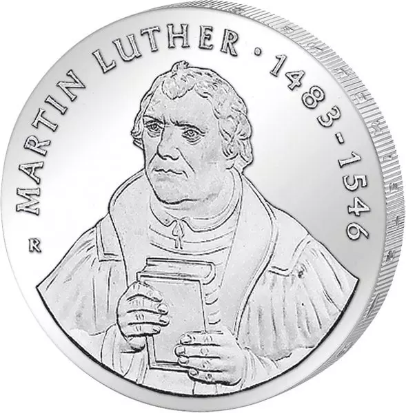 20 Mark DDR Martin Luther Portrait 1983 Stempelglanz