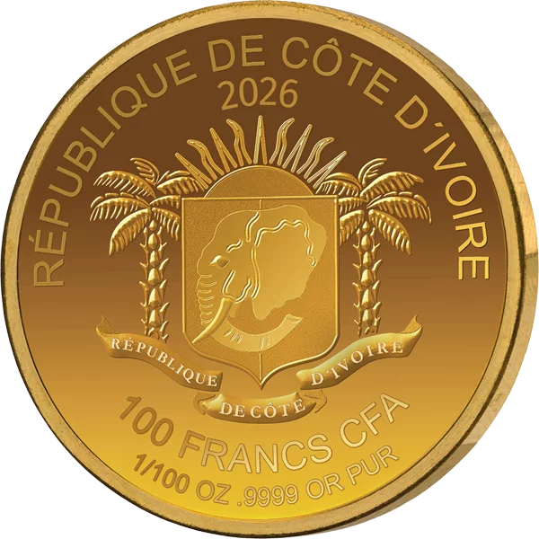 10 x 100 Francs Elfenbeinküste 100. Geburtstag Queen Elizabeth II. 2026