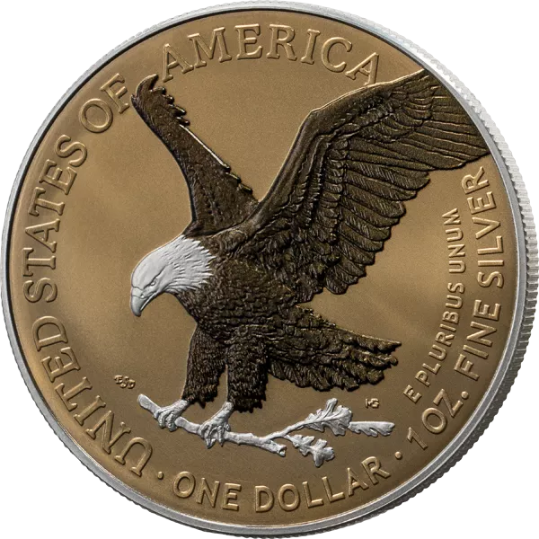 1 Dollar USA Eagle 2026 Premium Eagle Selection mit Goldveredelung