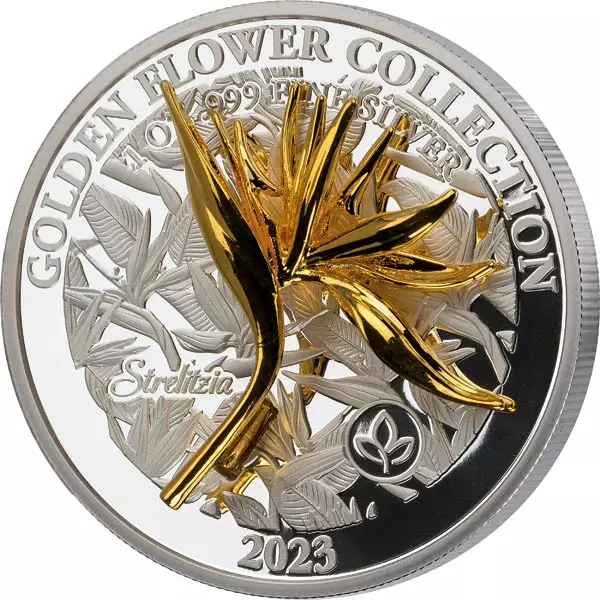 5 Dollars Samoa Golden Flower Collection Strelizie 2023