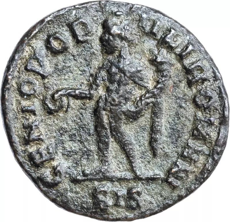 1/4 Follis Römsiches Kaiserreich Kaiser Severus II. 306-307 n. Chr.