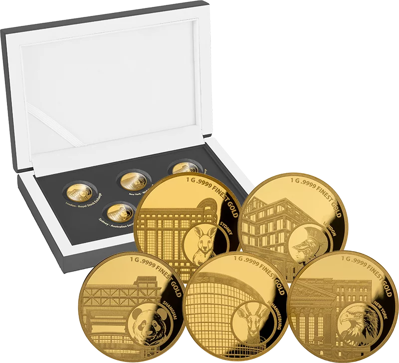 5 x 2.000 Francs Guinea Global Stock Exchange 2025