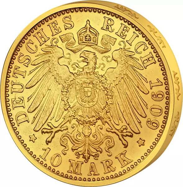 10 Mark Preußen Kaiser Wilhelm II. 1890-1912 10 Mark Preußen Kaiser Wilhelm II. 1890-1912