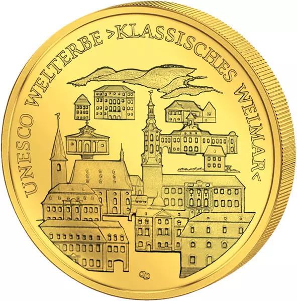 100 Euro BRD UNESCO-Weltkulturerbe Klassisches Weimar 2006 Stempelglanz