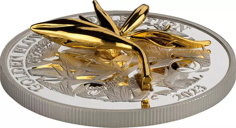 5 Dollars Samoa Golden Flower Collection Strelizie 2023