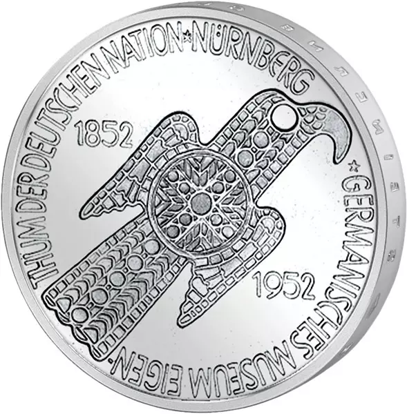 5 DM BRD 100 Jahre Germanisches Museum 1952