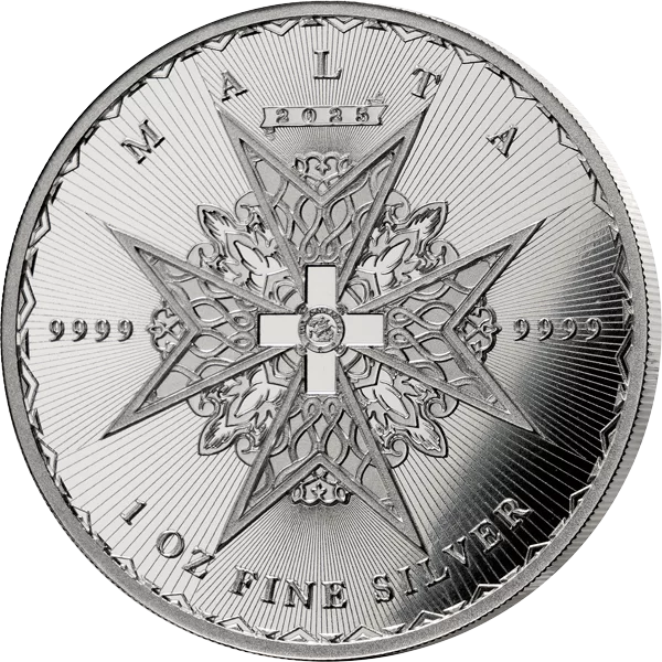 1 Unze Silber Malta Malteserkreuz 2025