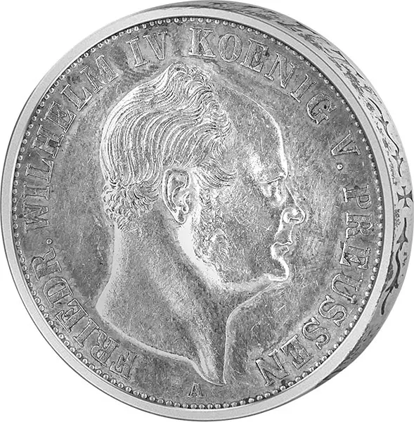 Ausbeutetaler Preußen König Friedrich Wilhelm IV. 1853-1856