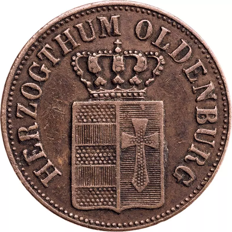1/2 Grote Oldenburg Großherzog Peter Friedrich August 1846
