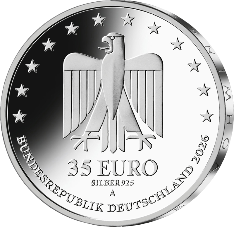 35 Euro BRD 125 Jahre Wuppertaler Schwebebahn 2026 Stempelglanz