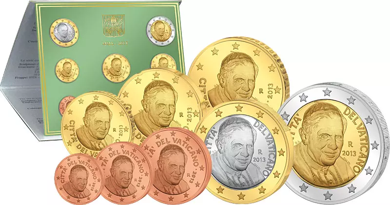 Euro-Kursmünzensatz Vatikan 2013