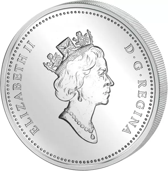 1 Dollar Kanada Dampfschiff Frontenac 1991 Polierte Platte