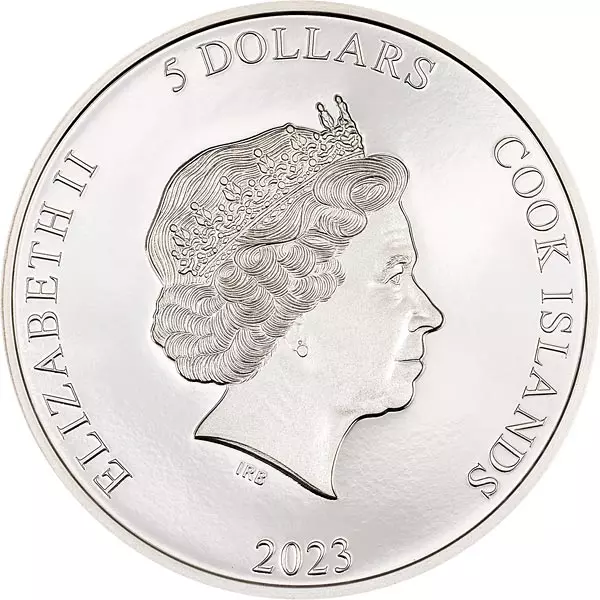 5 Dollars Cook-Inseln Meteorite Impacts - Tenham 2023 5 Dollars Cook-Inseln Meteorite Impacts - Tenham 2023