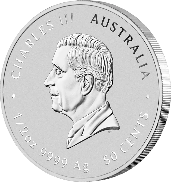 1/2 Unze Silber Australien Jahr der Schlange 2025