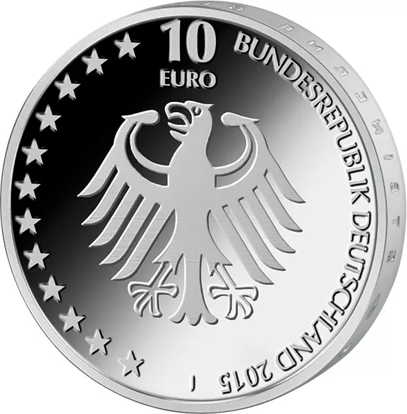10 Euro BRD 150 Jahre Deutsche Gesellschaft zur Rettung Schiffbrüchiger 2015 Stempelglanz