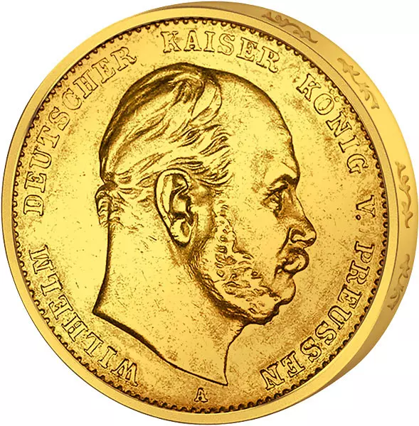 20 Mark Preußen Kaiser Wilhelm I. 1874-1888